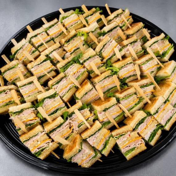 Club Sandwich Skewers Catering Platter