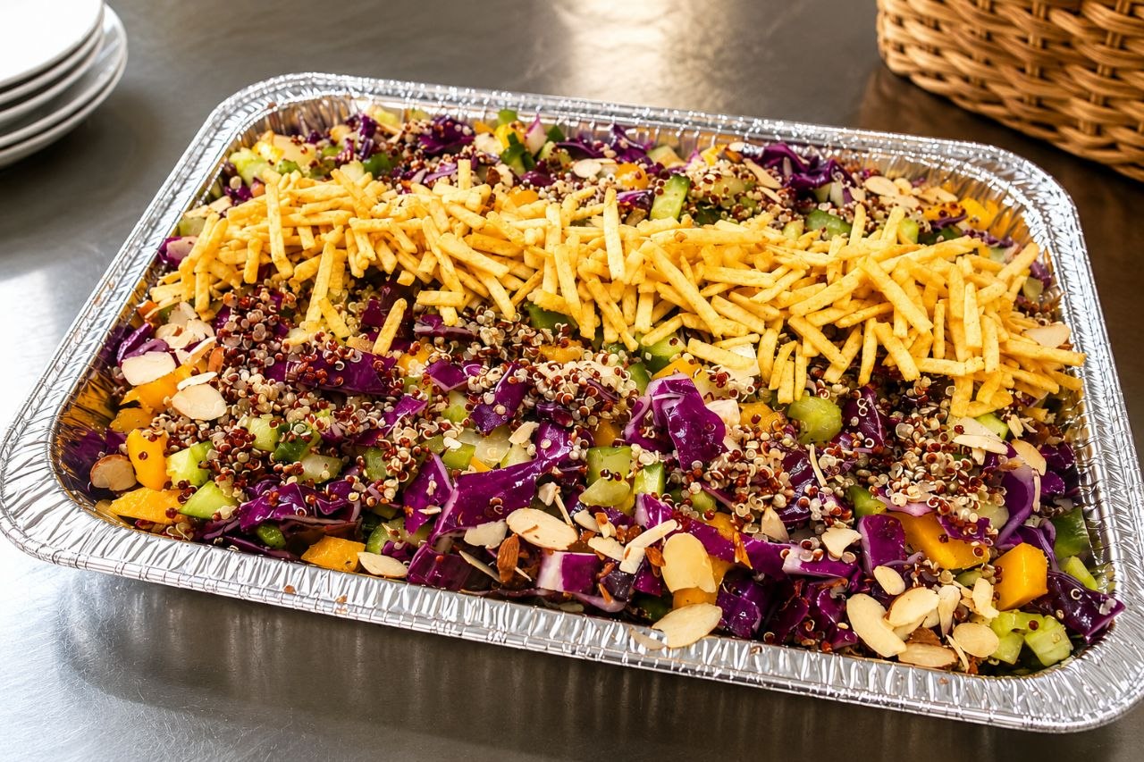Crunchy quinoa salad