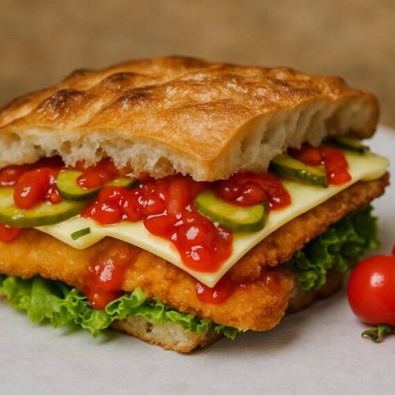 Italian Chicken Parm Sandwich