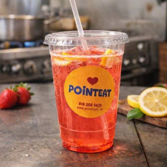 Homemade Italian Sparkling Lemonade (Strawberry & Lemon)